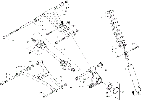 REAR SUSPENSION ASSEMBLY [304163]