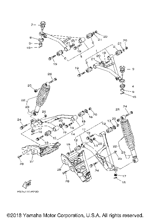 FRONT SUSPENSION WHEEL