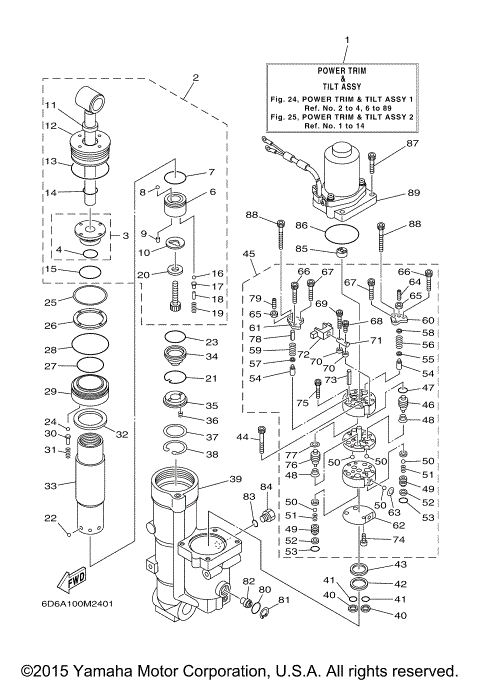 POWER TRIM TILT ASSY 1