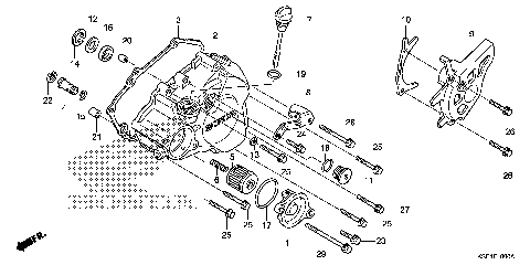 LEFT CRANKCASE COVER