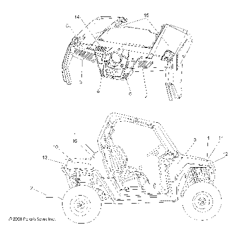 BODY, DECALS - R09VH76 ALL OPTIONS (49RGRDECAL09RZR)