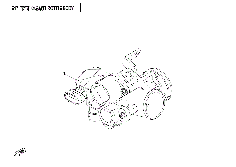 THROTTLE BODY ASSY.