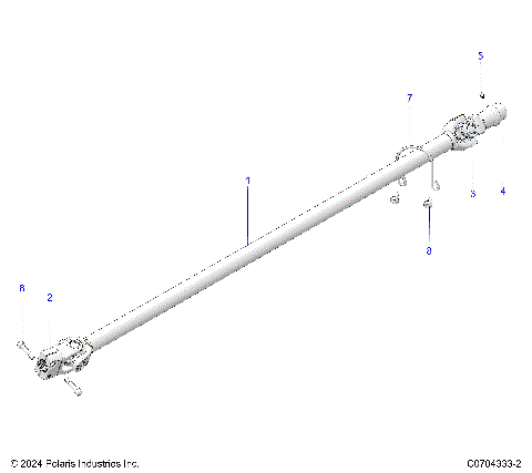 DRIVE TRAIN, FRONT PROP SHAFT