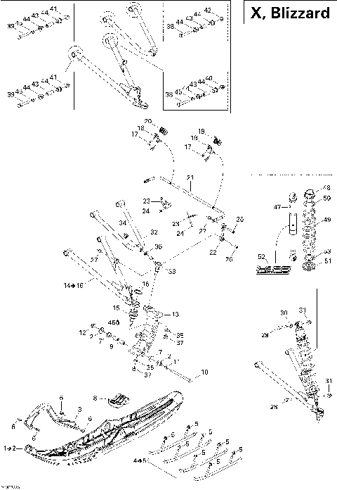 07- Front Suspension And Ski Blizzard