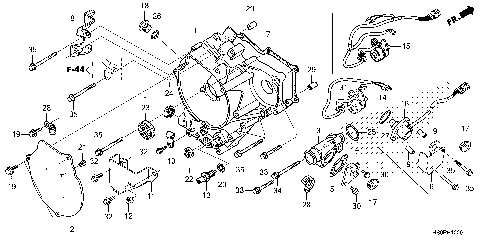 REAR CRANKCASE COVER