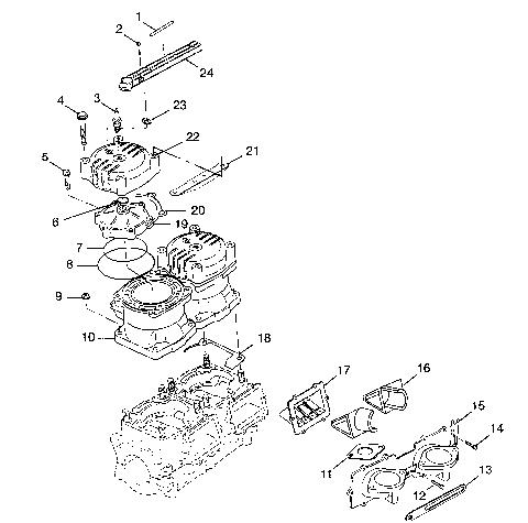 CYLINDER & MANIFOLD - I984673 (4945164516c002)