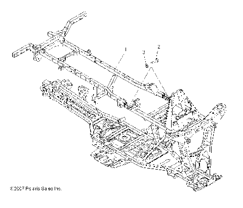 CHASSIS, FRAME - A08TN76AA/AQ (49ATVFRAME08SPX25)