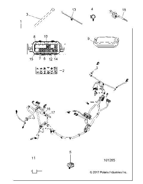 ELECTRICAL, WIRE HARNESS - A18DAE57B2 (101285)
