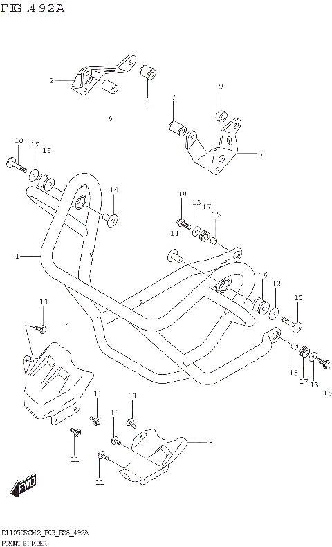 FRONT BUMPER (DL1050RC)