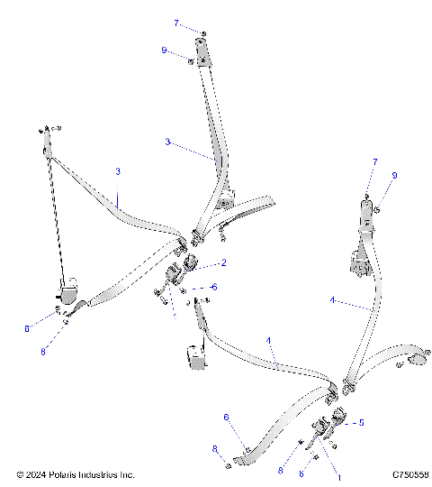 BODY, SEAT BELT MOUNTING - Z25NMF99A4/A5/B4/B5 (C750558)