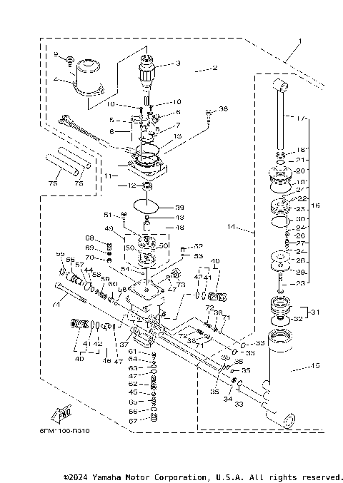POWER TRIM TILT ASSY