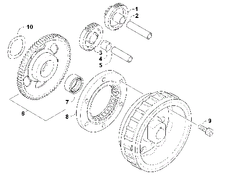 STARTER CLUTCH ASSEMBLY [99968]