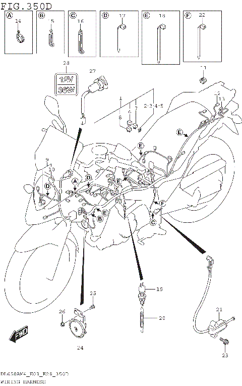 WIRING HARNESS (DL650XAM4 E03)