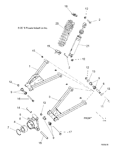 SUSPENSION, REAR - R18RMA57F1/S57C1/F1/CV/E1/EV/T57C1/E1 (701714) (49RGRSUSPRR14570)