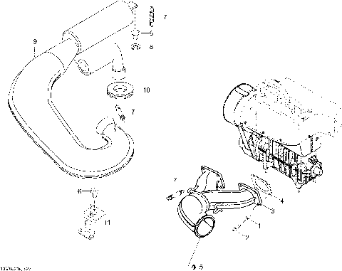 01- Exhaust System 550F