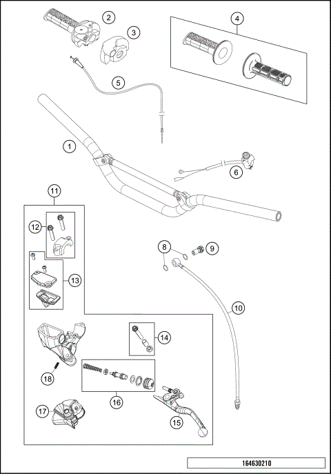 HANDLEBAR, INSTRUMENTS