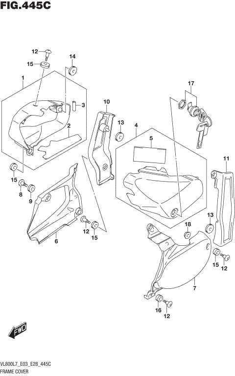 FRAME COVER (VL800L7 E33)