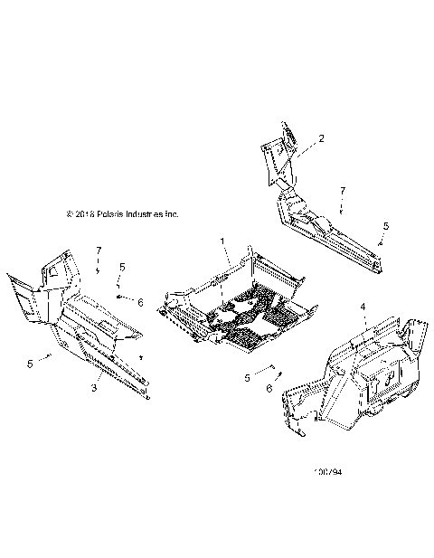 BODY, FLOOR AND ROCKER PANELS - A17HAA15A7/B7 (100794)