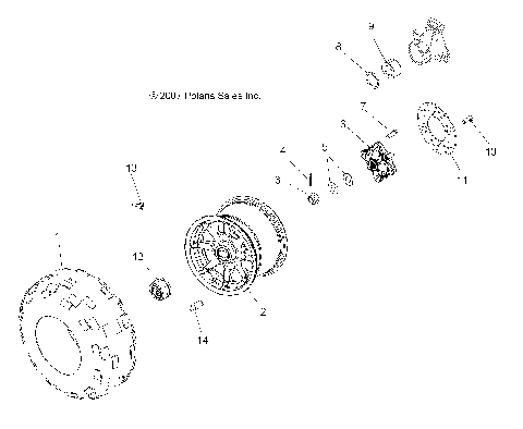 WHEELS, REAR - A08DN76FC (49ATVWHEELREAR08SPTRG800)
