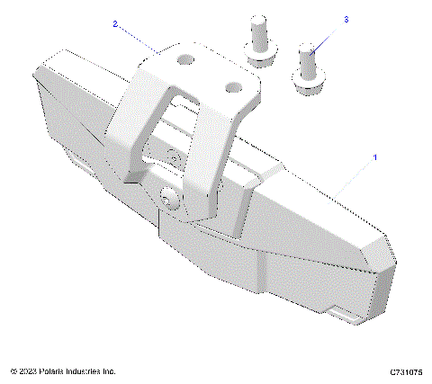 BODY, MIRROR, REAR - R25X6W1RB9/BD/BM (C731075)