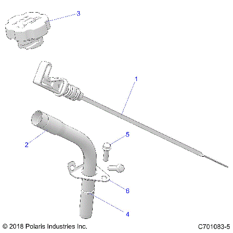 ENGINE, OIL DIPSTICK - Z21ASE99F5/S99C5/E5 (C701083-5)