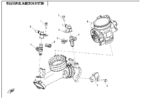 FUEL INJECTION SYSTEM (NO FUEL VAPORIZATION SYSTEM)