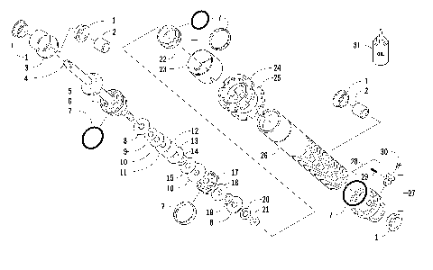 FRONT SUSPENSION SHOCK ABSORBER [98277]