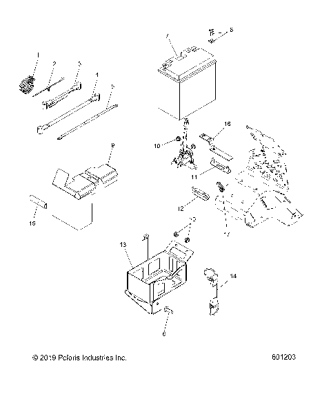 ELECTRICAL, BATTERY and CABLES - S21DDL6PS E.S. (601203)