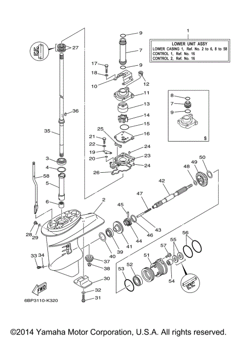 LOWER CASING DRIVE 1