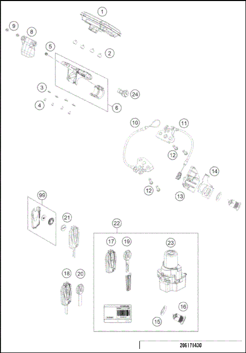 INSTRUMENTS / LOCK SYSTEM