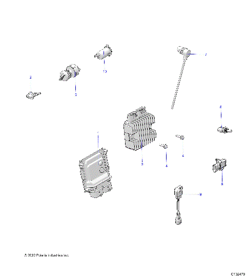 ELECTRICAL, SWITCHES, SENSORS, ECU and CONTROL MODULES - A26SXM95AR (C102479)