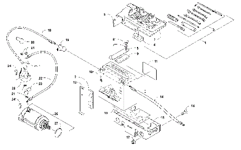 BATTERY AND STARTER ASSEMBLY [92265]