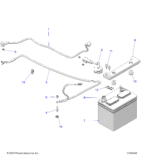 ELECTRICAL, BATTERY - A25SKE57C1/CK/E1/EK (C102436)