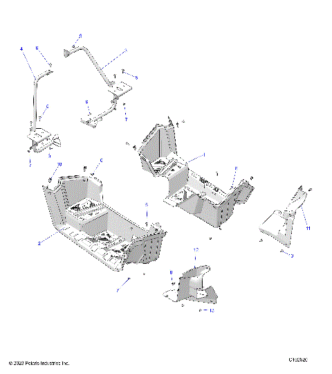 BODY, FOOTWELLS - A26SJR57AG (C102520)