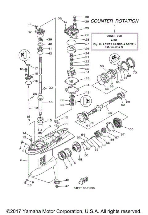 LOWER CASING DRIVE 3
