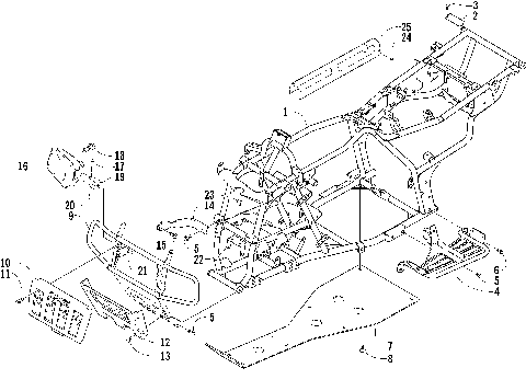 FRAME AND RELATED PARTS [77869]