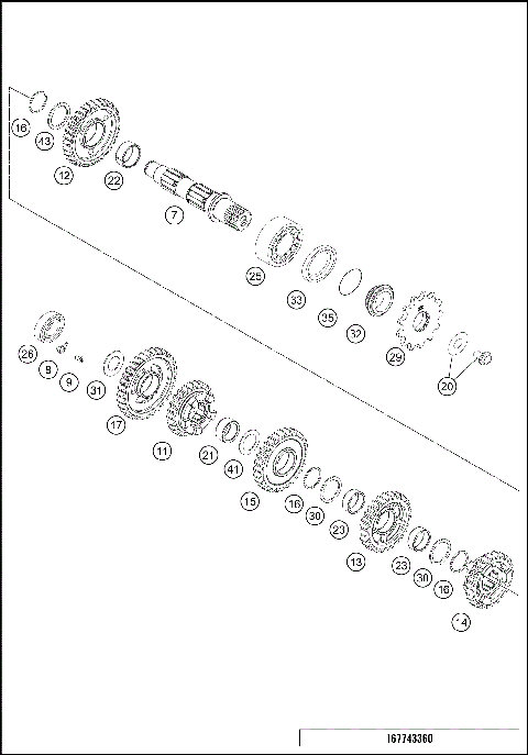 TRANSMISSION II - COUNTERSHAFT