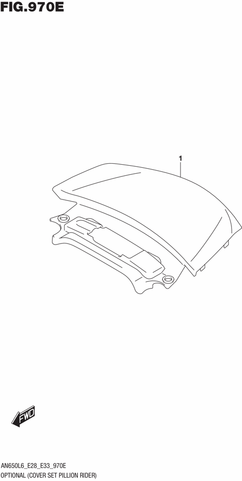 OPTIONAL (COVER SET PILLION RIDER)