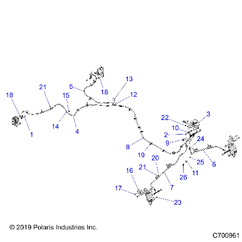 BRAKES, BRAKE LINES AND MASTER CYLINDER - R20RRF99AV/BV (C700961)