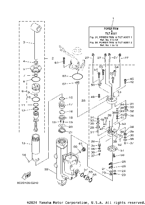 POWER TRIM TILT ASSY 1