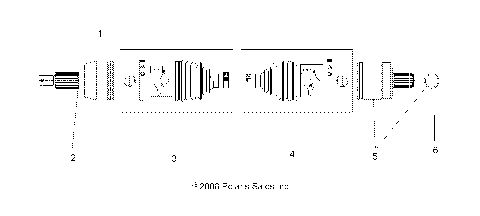 DRIVE TRAIN, DRIVE SHAFT, FRONT - A10DX85AL/AF (49ATVSHAFTDRIVE09SPXP550)