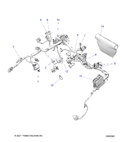 ELECTRICAL, WIRE HARNESS, MAIN - S25TFG8MS/8ME (C602889)