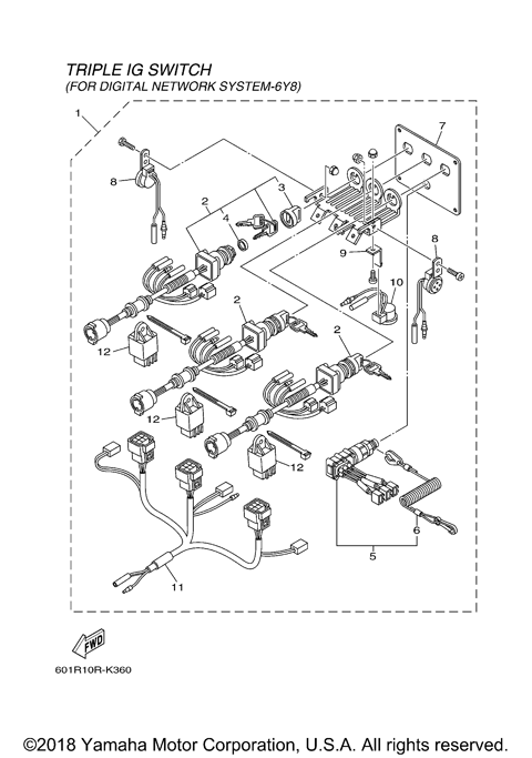 CL SWITCH PANEL TRIPLE (MAIN)