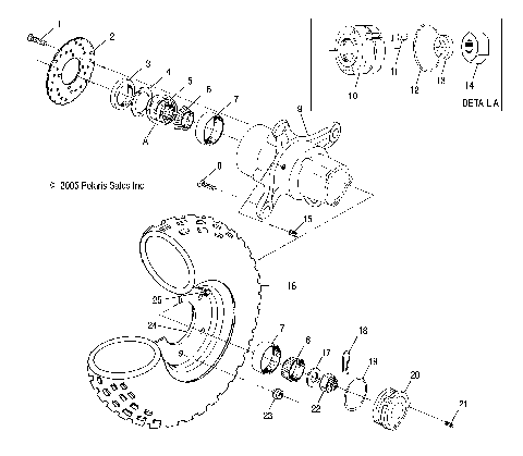 WHEEL, FRONT - A07BG50AA/FA (4999201549920154B05)