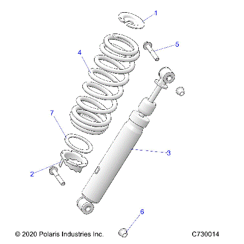 SUSPENSION, FRONT SHOCK MOUNTING - R21TAE99FA/SFA/SCA/SCK/EA/EK (C730014)