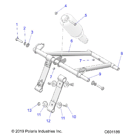 SUSPENSION, TORQUE ARM, FRONT - S23CFF5TSL (C601189)
