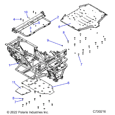 CHASSIS, FRAME  - R23MAA57B1/EB4/B9 (C730216)