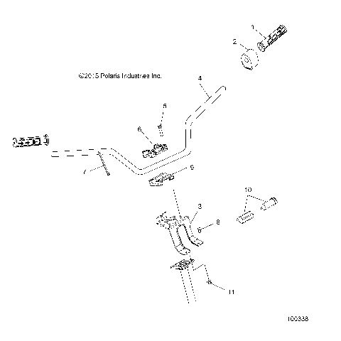 STEERING, HANDLEBAR and CONTROLS - A16SDC57C2 (100338)