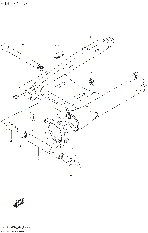 REAR SWINGINGARM