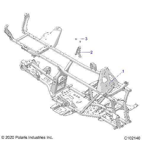 CHASSIS, FRAME - A20SJE57AX (C102140)